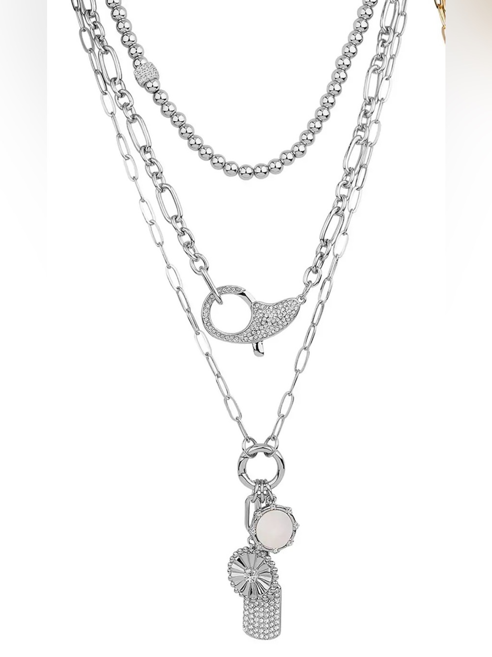 Aspen Necklace- Silver by Park Lane - Picture 2 of 5